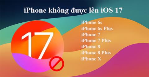 IOS 17로 업그레이드되지 않는 iPhone은 무엇이며 그 이유는 무엇입니까?