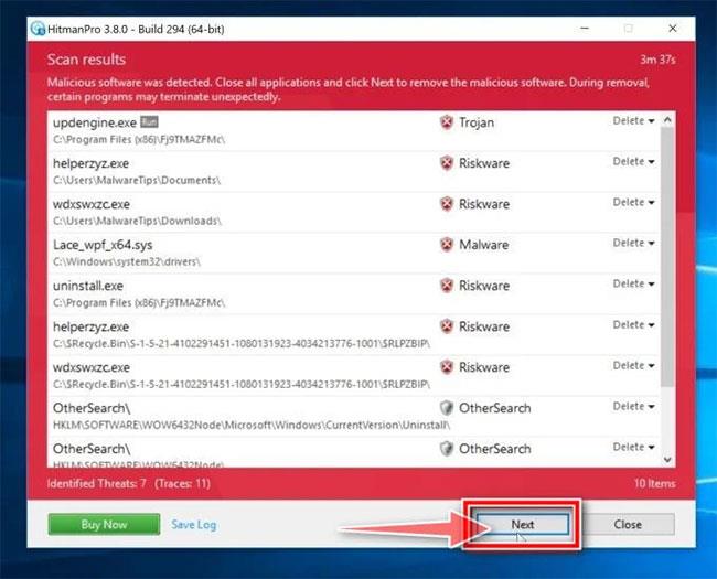 Rimuovere completamente il software dannoso (malware) sui computer Windows 10