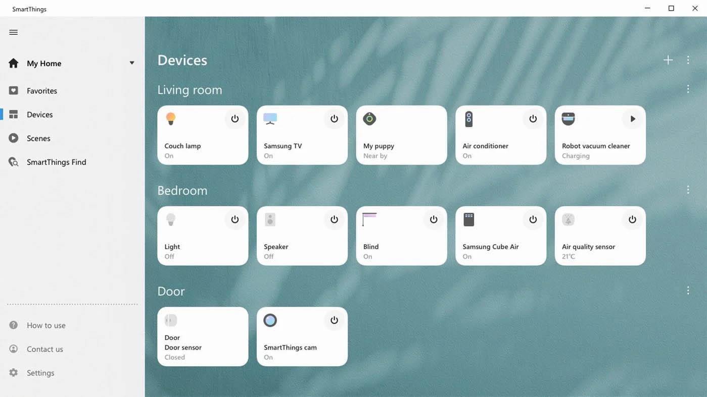 Veuillez télécharger SmartThings de Samsung pour Windows 10