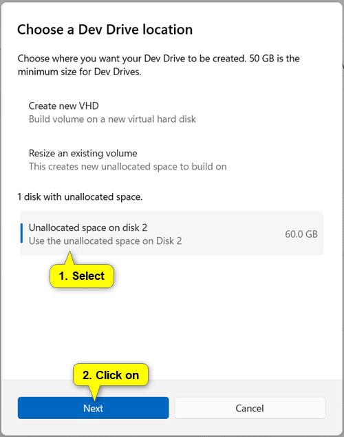 Comment créer Dev Drive sur Windows 11