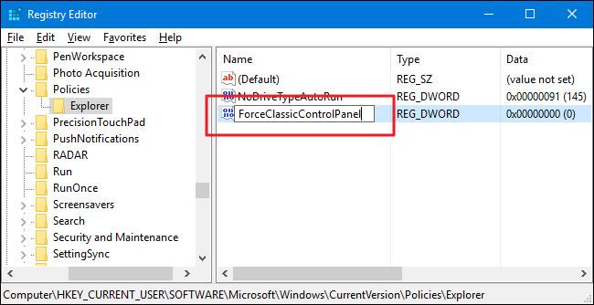 Modifica la visualizzazione predefinita del Pannello di controllo sui computer Windows