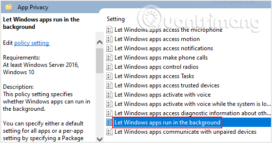 Comment désactiver les applications en arrière-plan sous Windows