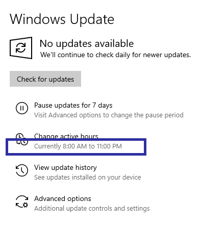 Comment activer/désactiver les heures actives sur Windows 10