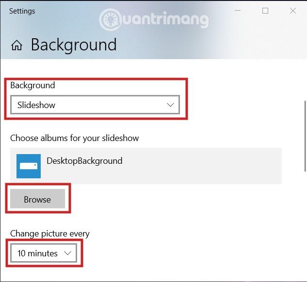 Instructions pour changer le fond d'écran de l'ordinateur pour Windows