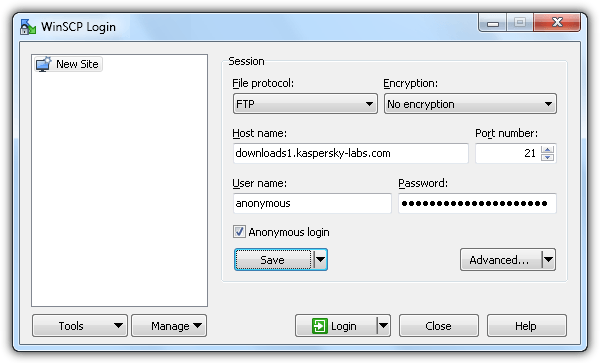 Mettre à jour manuellement la base de données de l'outil AVP Kaspersky Virus Removal Tool