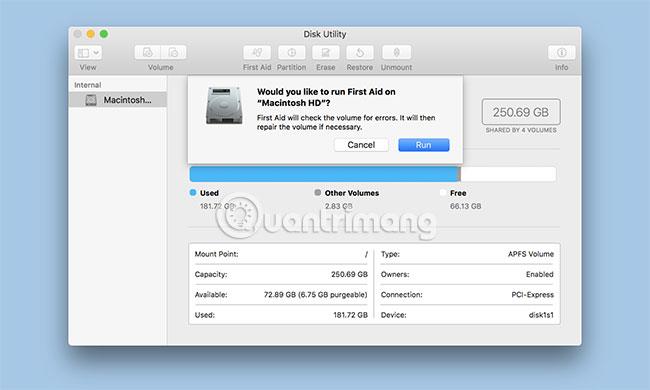 Réparez les disques durs Mac avec la fonction Premiers secours de Disk Utility