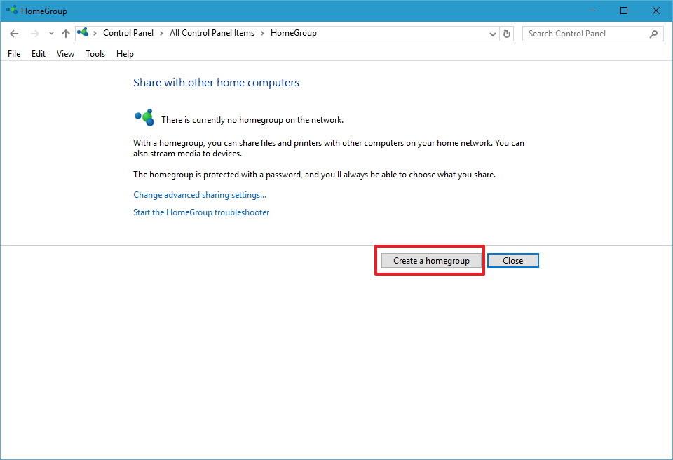 Instructions pour configurer et gérer HomeGroup sur Windows 10