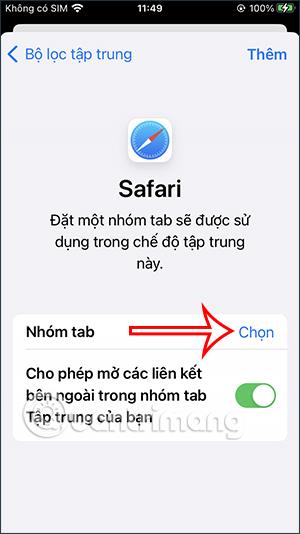 Comment définir les groupes d'onglets Safari pour y accéder en mode iPhone Focus