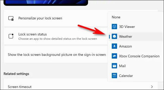 Instructions pour personnaliser l'écran de verrouillage sous Windows 11