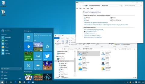 Istruzioni per la configurazione e la gestione del Gruppo Home su Windows 10