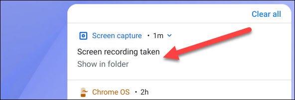 Comment enregistrer une vidéo d'écran sur Chromebook