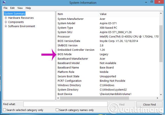 Concetto di standard UEFI nei computer