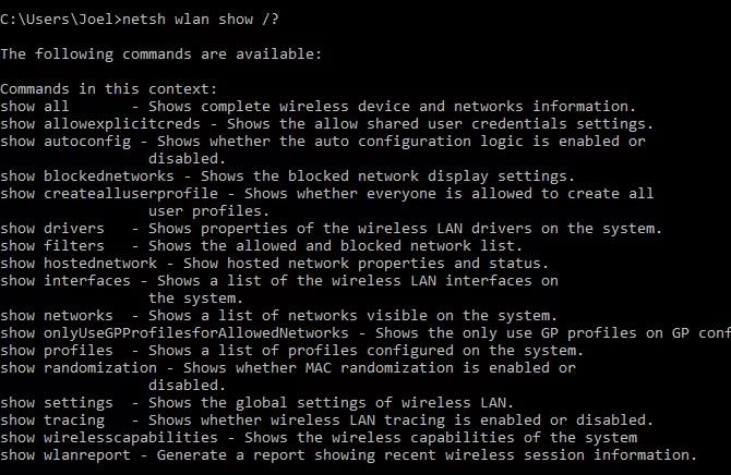 Windows에서 무선 네트워크를 관리하는 8가지 CMD 명령