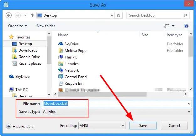 Comment déplacer des fichiers par type sous Windows à l'aide de fichiers batch