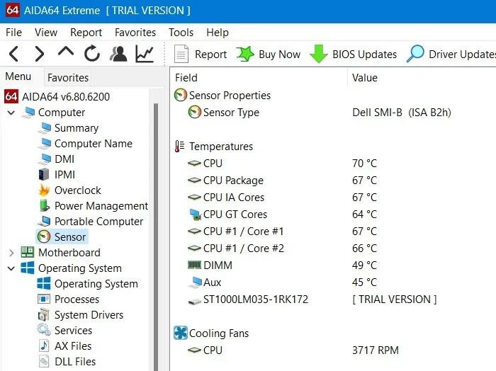 Wie überprüfe ich die CPU-Temperatur des Computers?