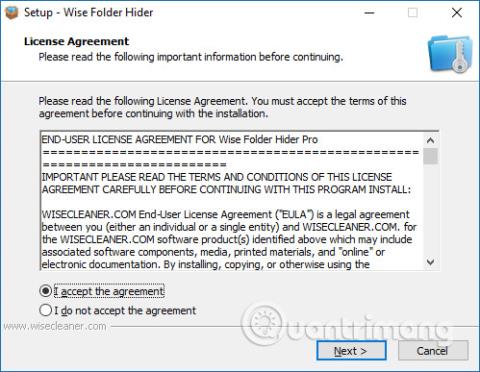 Comment définir le mot de passe du dossier à laide de Wise Folder Hider