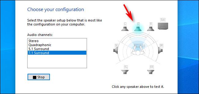 如何在 Windows 10 上測試環繞揚聲器