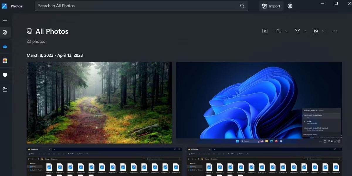 So verwenden Sie die Diashow- und Spot Fix-Funktionen in der Fotos-App unter Windows 11