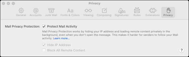 Come bloccare i pixel di tracciamento in Apple Mail