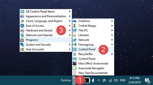 Windows 10、8.1、7でコントロールパネルを開く方法