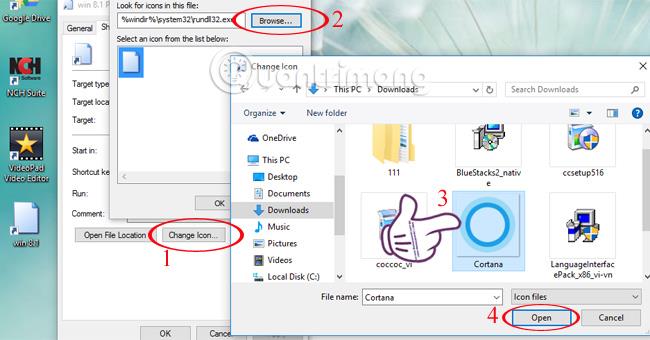 Comment amener la barre de recherche de Windows 8 à Windows 10