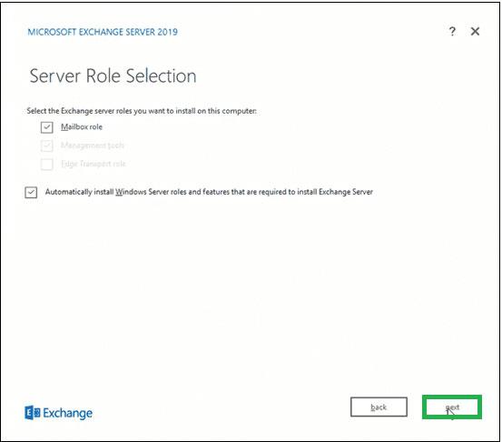 Comment installer Exchange Server 2019