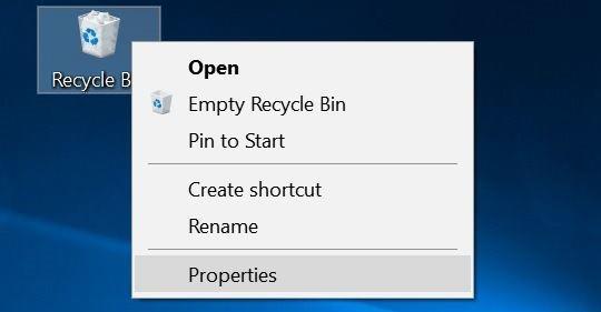 Correction de l'erreur « Ces éléments sont trop gros pour être recyclés » sous Windows 10