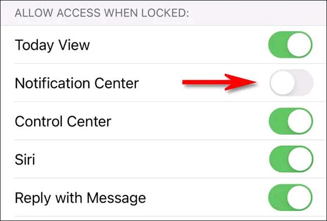 Come disabilitare il Centro notifiche sulla schermata di blocco dell'iPhone