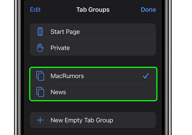 So verwenden Sie Tab-Gruppen in Safari unter iOS 15