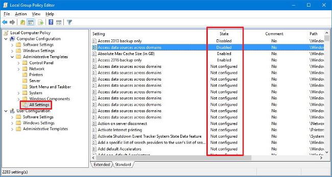 Comment réinitialiser les paramètres de stratégie de groupe locale sous Windows 10