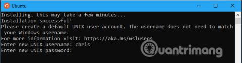 如何在 Ubuntu Bash Shell Windows 10 中變更使用者帳戶