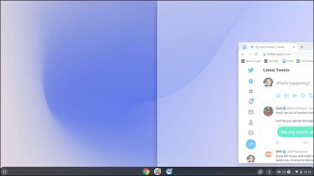 如何在 Chromebook 上分割畫面
