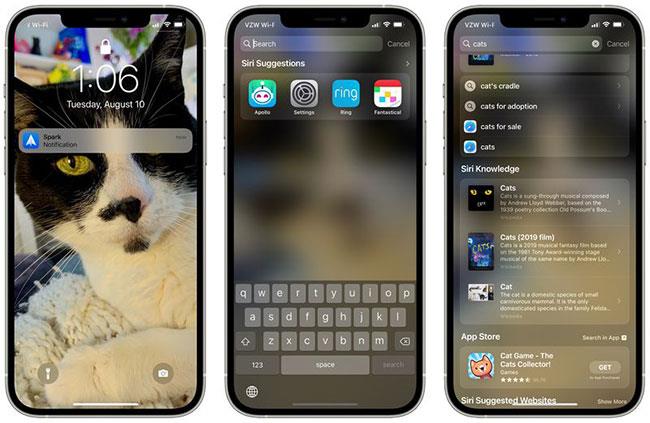 Nuovi miglioramenti a Spotlight su iOS 15