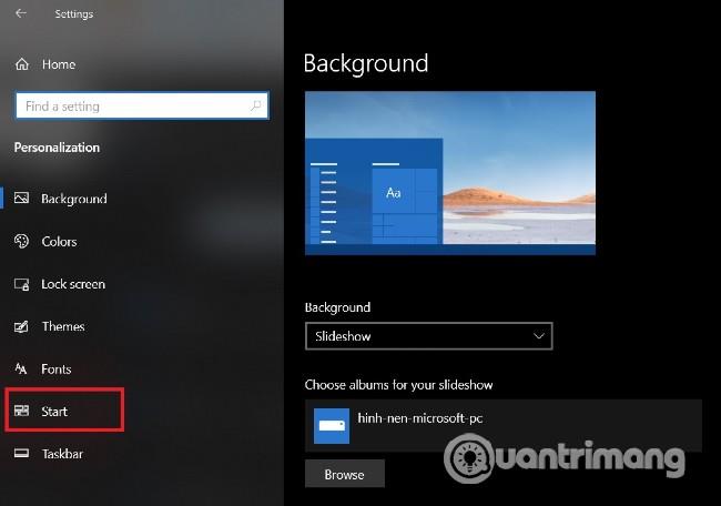 Come aprire il menu Start a schermo intero su Windows 10