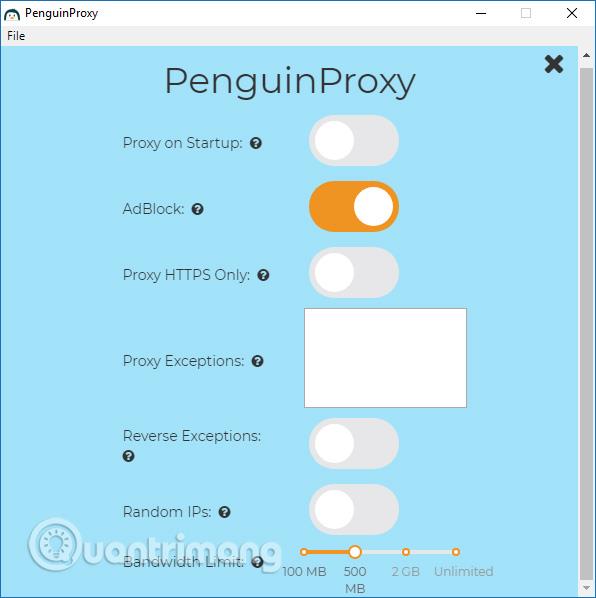 PenguinProxy を使用して仮想プライベート ネットワークに接続する方法