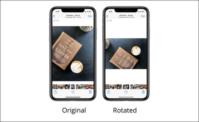 Comment faire pivoter une image sur iPhone et iPad