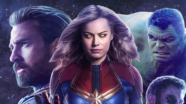 Hochauflösendes Captain Marvel-Hintergrundbildset für Computer