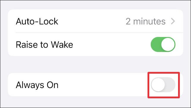 iPhone 14에서 Always-On 디스플레이 기능을 끄는 방법