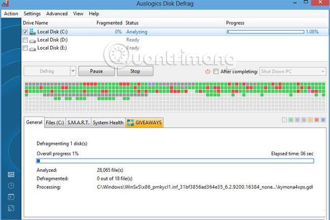 Software di deframmentazione del disco rigido di qualità