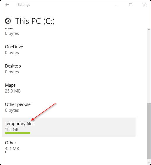 Einige Tipps, um Speicherplatz auf der Festplatte Ihres Windows 10-Computers freizugeben