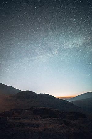 Fond d'écran ciel nocturne, beau fond d'écran ciel étoilé