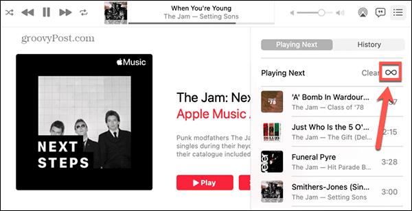 Apple Musicで音楽の自動再生をオフにする方法