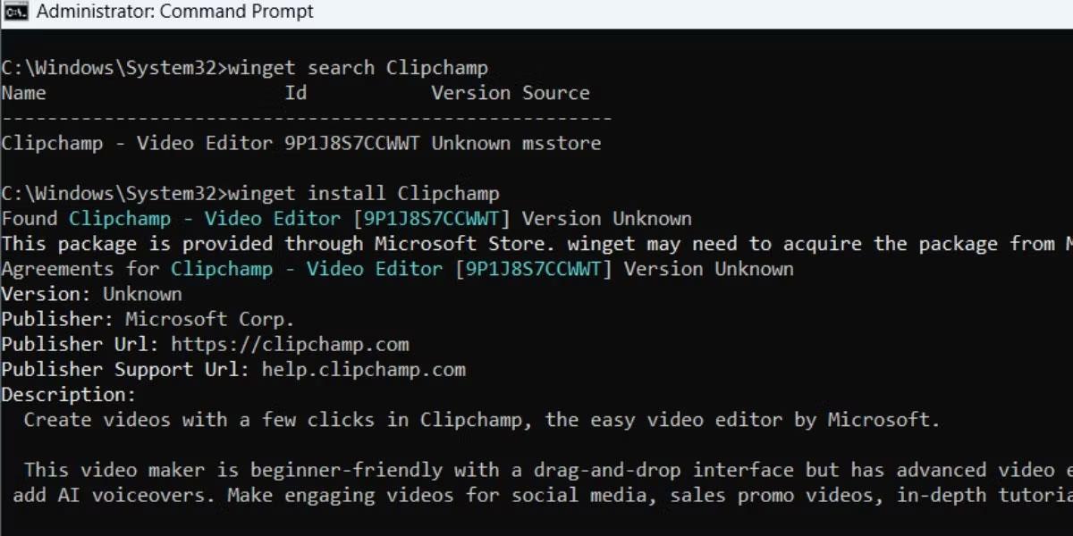 Comment corriger l'erreur de ne pas pouvoir installer ClipChamp sur Windows 11