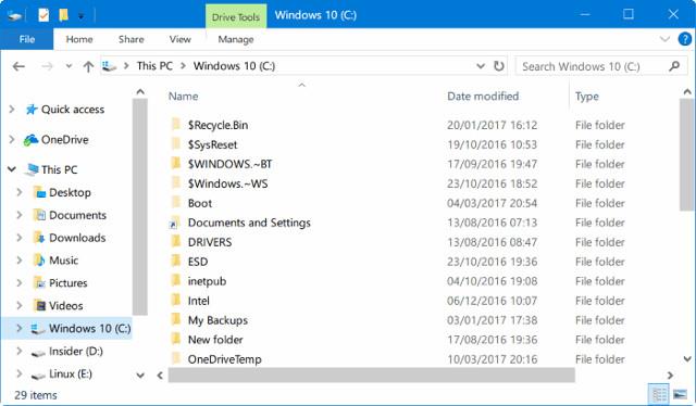 Comment trouver des fichiers volumineux sur Windows 10