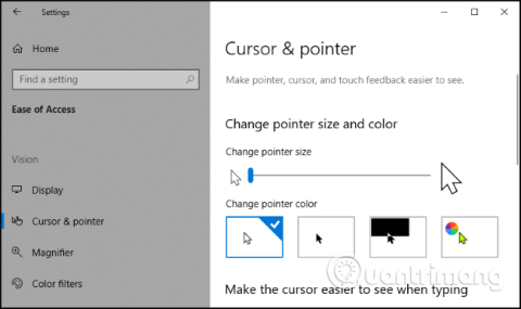如何在 Windows 10 上變更滑鼠遊標顏色和大小