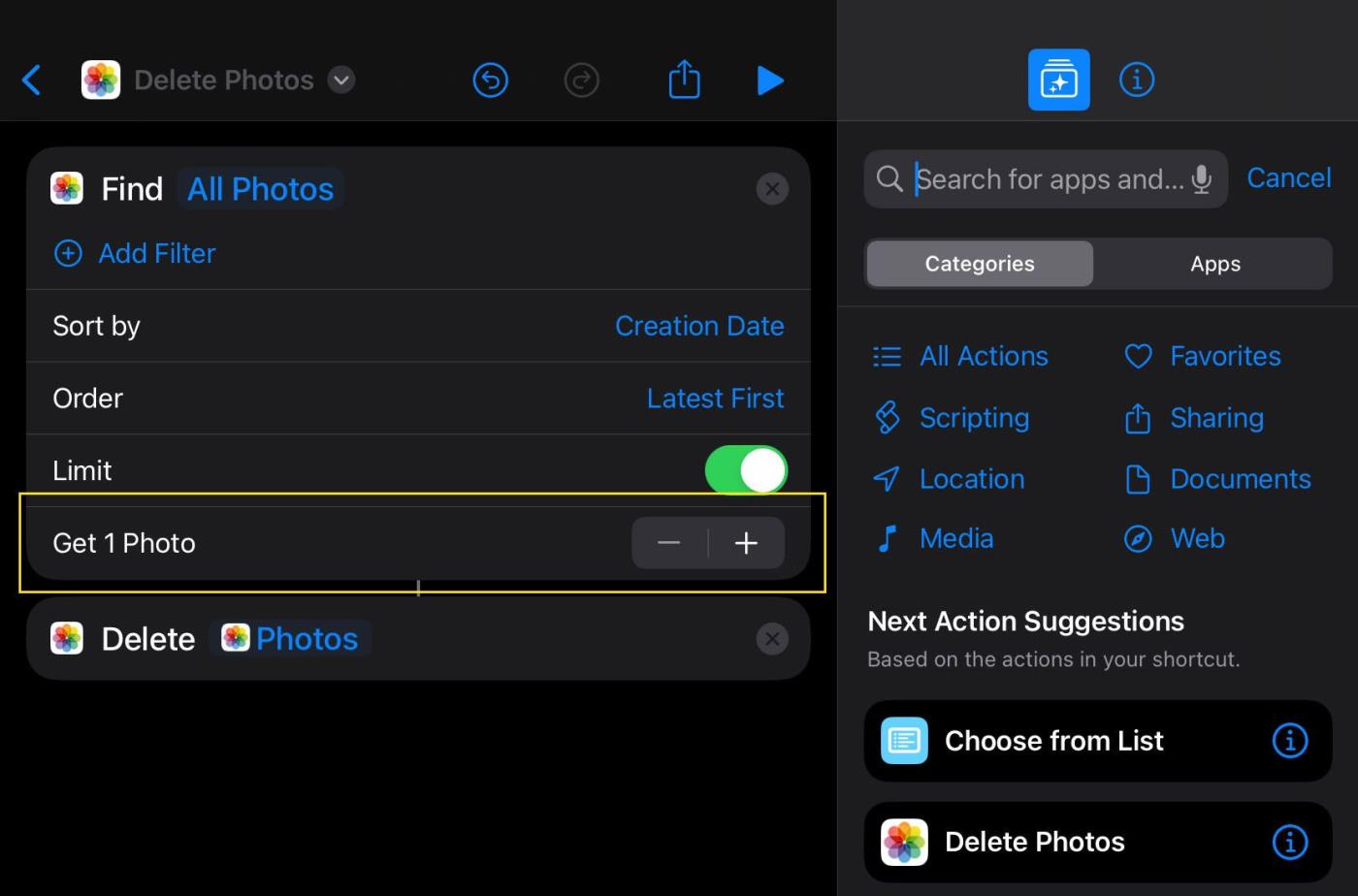 Comment supprimer rapidement des photos iPhone après l'envoi