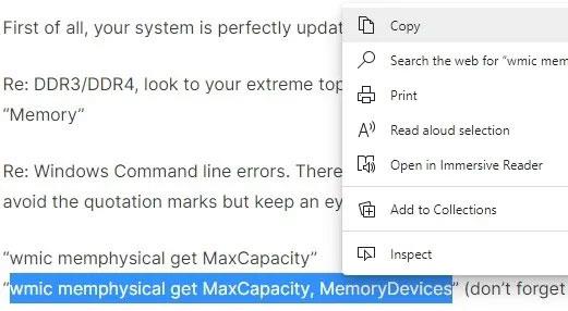 Le moyen le plus rapide d'activer les commandes copier-coller dans CMD