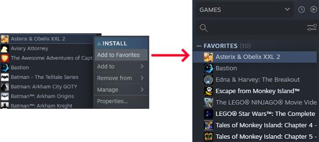 Comment épingler des jeux Steam dans Windows 10