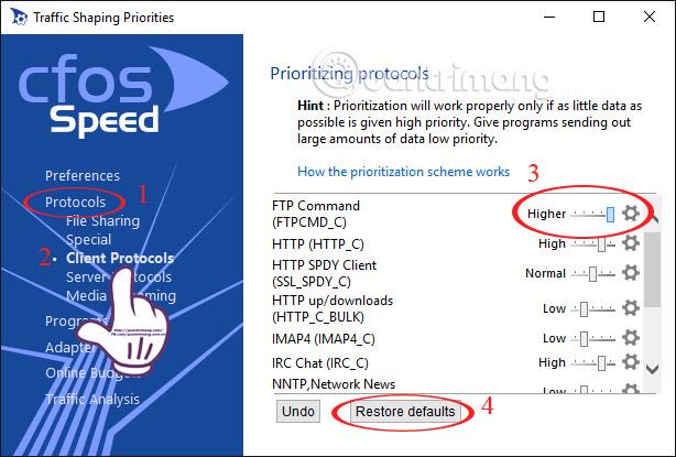 Comment augmenter la vitesse de connexion Internet avec cFosSpeed