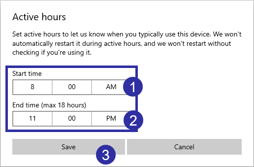 Comment activer/désactiver les heures actives sur Windows 10